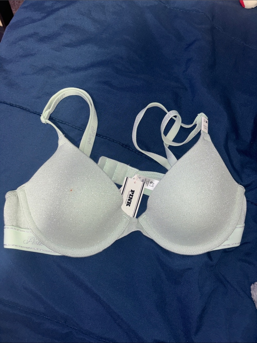 Sparkly pink bra